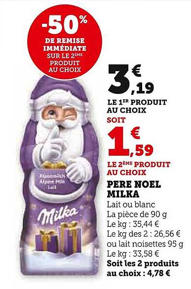 père noël milka