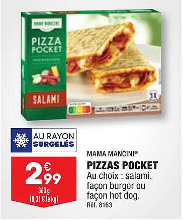 Pizzas Pocket Mama Mancini