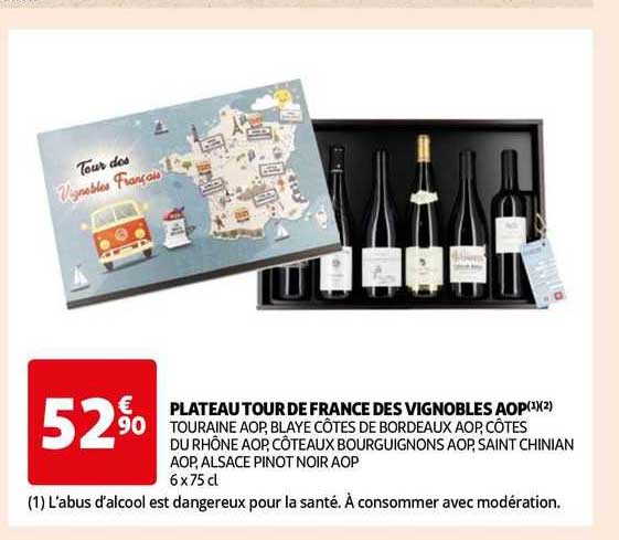 plateau tour de france des vignobles aop
