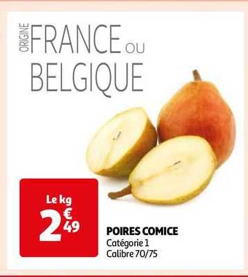 poires comice