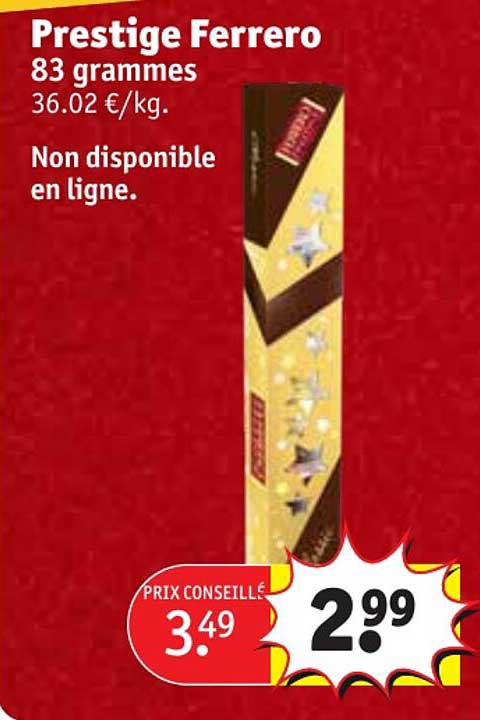 prestige ferrero 83 grammes
