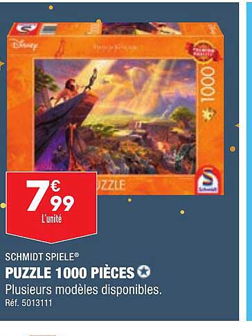 puzzle 1000 pièces schmidt spiele
