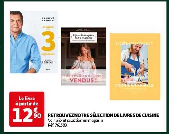 retrouvez notre sélection de livres de cuisine