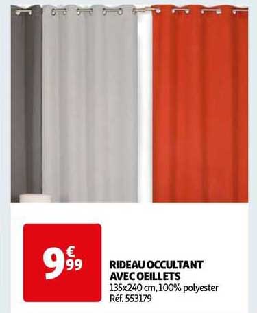 Rideau Occultant Avec Oeillets