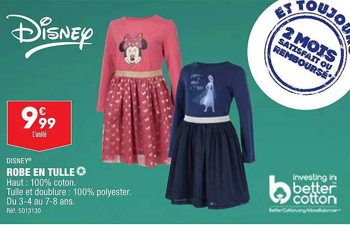 robe en tulle disney