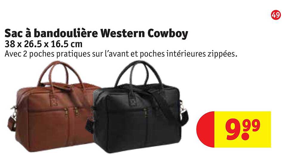 sac à bandoulière western cowboy