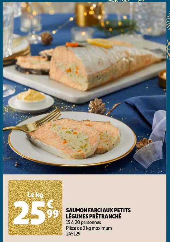 Saumon Farci Aux Petits Légumes Prétranché