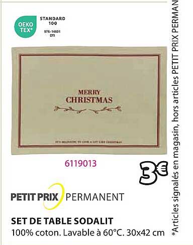 Set De Table Sodalit