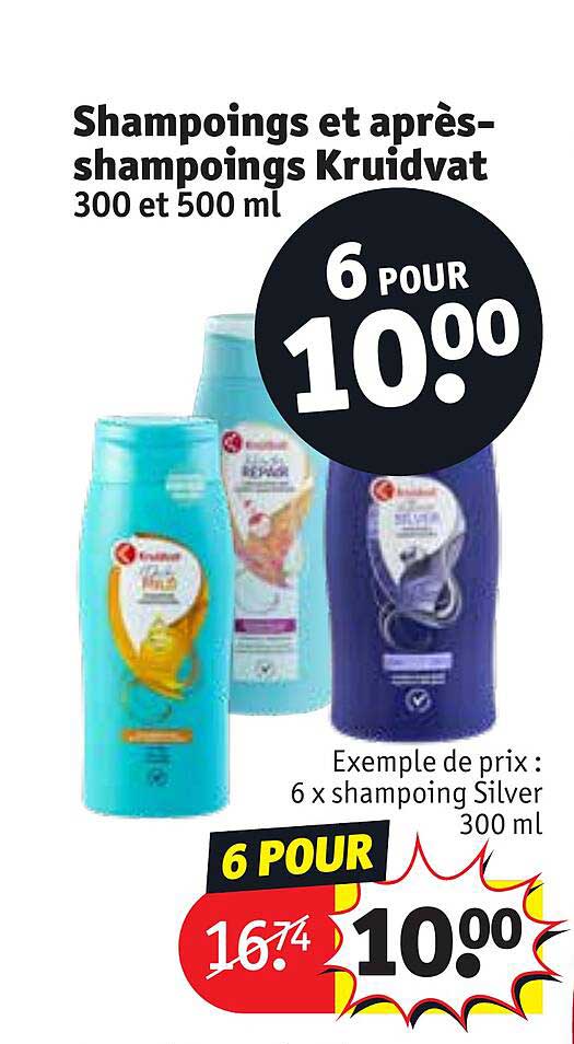 shampooings et après-shampoings kruidvat