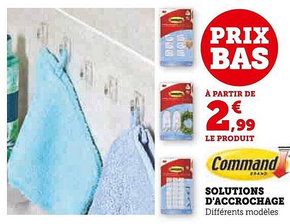 solutions d'accrochage command