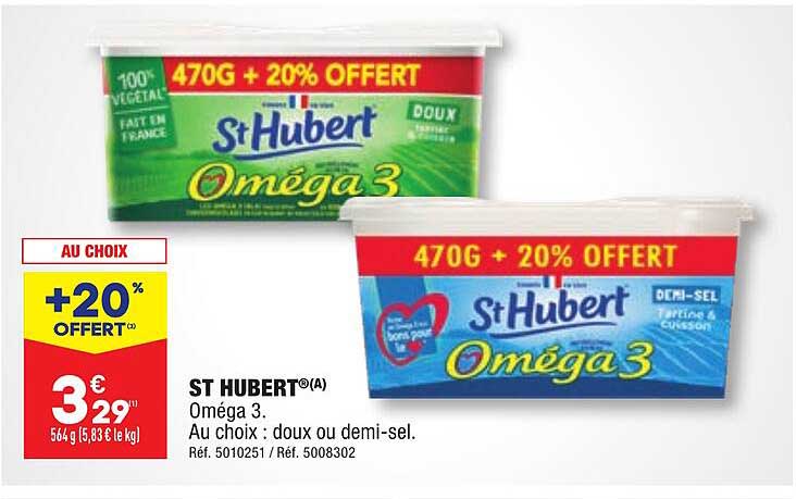 st hubert oméga 3