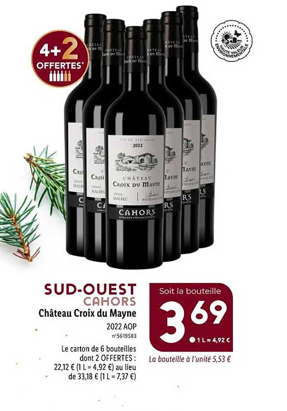 sud-ouest cahors château croix du mayne