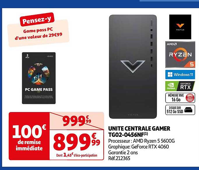 Unité Centrale Gamer Tg02-0456nf