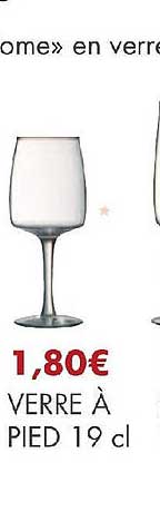 Verre à  Pied 19 Cl