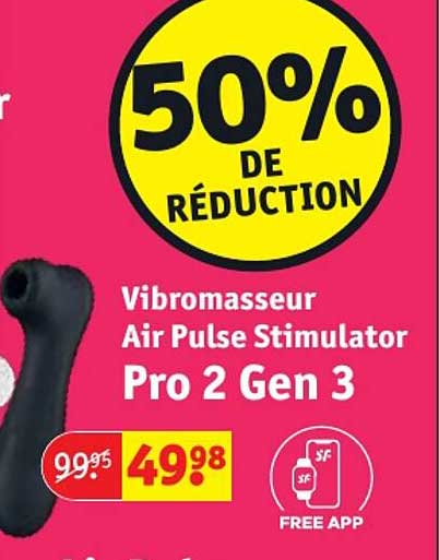 vibromasseur air pulse stimulator pro 2 gen 3
