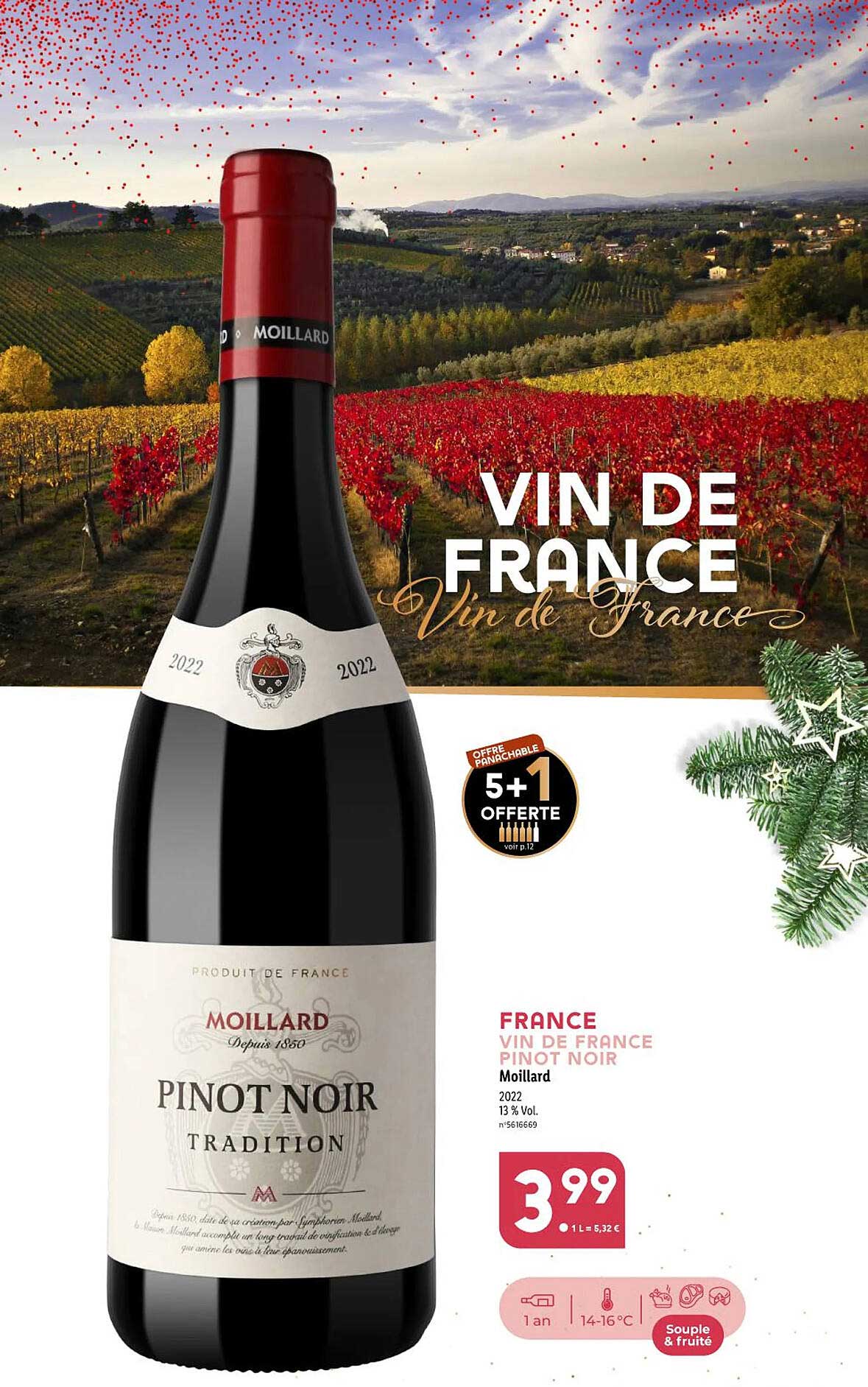 vin de france pinot noir moillard