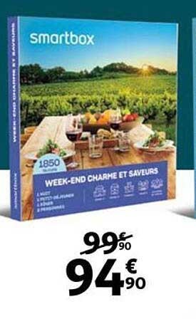 week-end charme et saveurs smartbox
