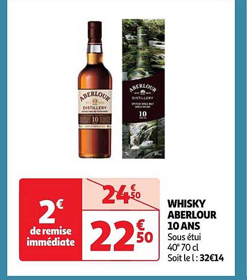 whisky aberlour 10 ans