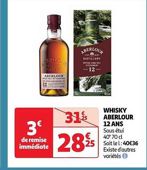 whisky aberlour 12 ans