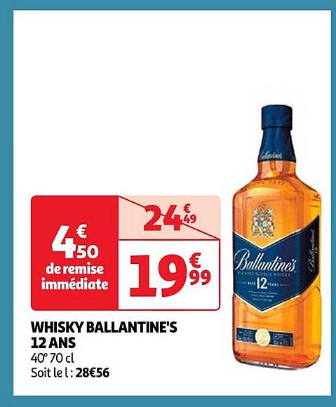 whisky ballantine's 12 ans