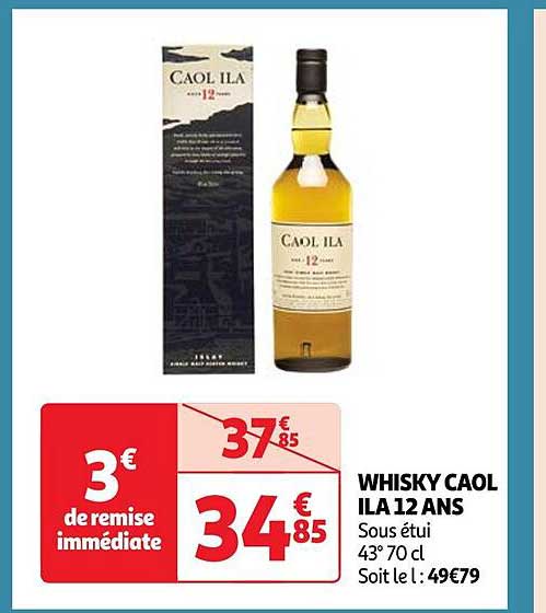 Whisky Caol Ila 12 Ans