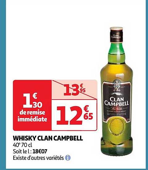 whisky clan campbell