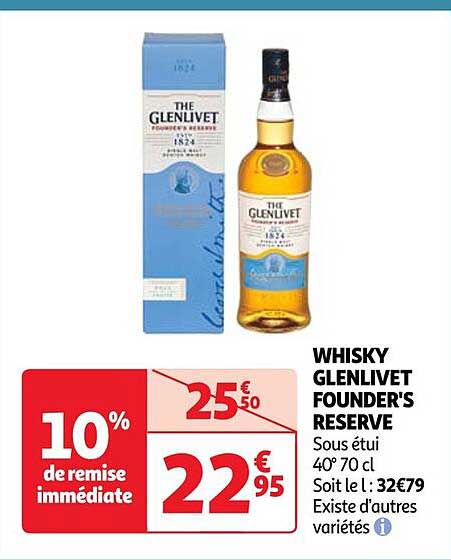 Whisky Glenlivet Founder's Reserve