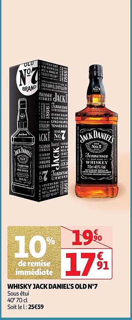 whisky jack daniel's old n°7