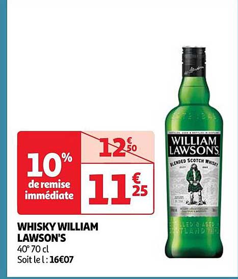 whisky william lawson's