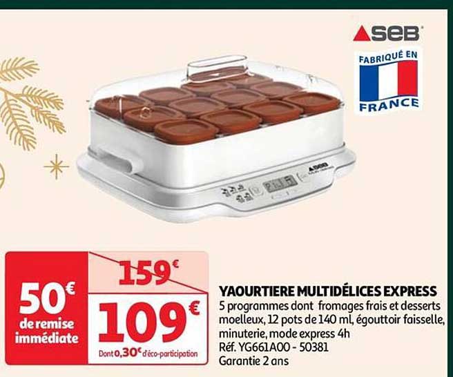 Yaourtière Multidélices Express