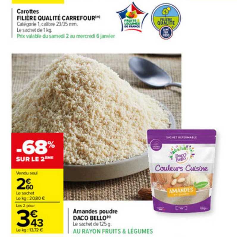 amandes poudre daco bello