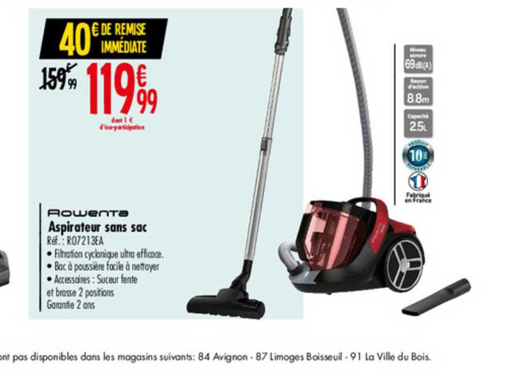 Aspirateur Sans Sac Rowenta