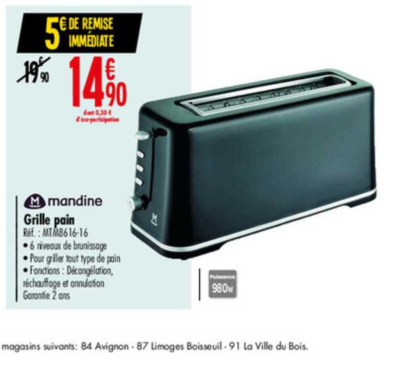 Grille Pain Mandine