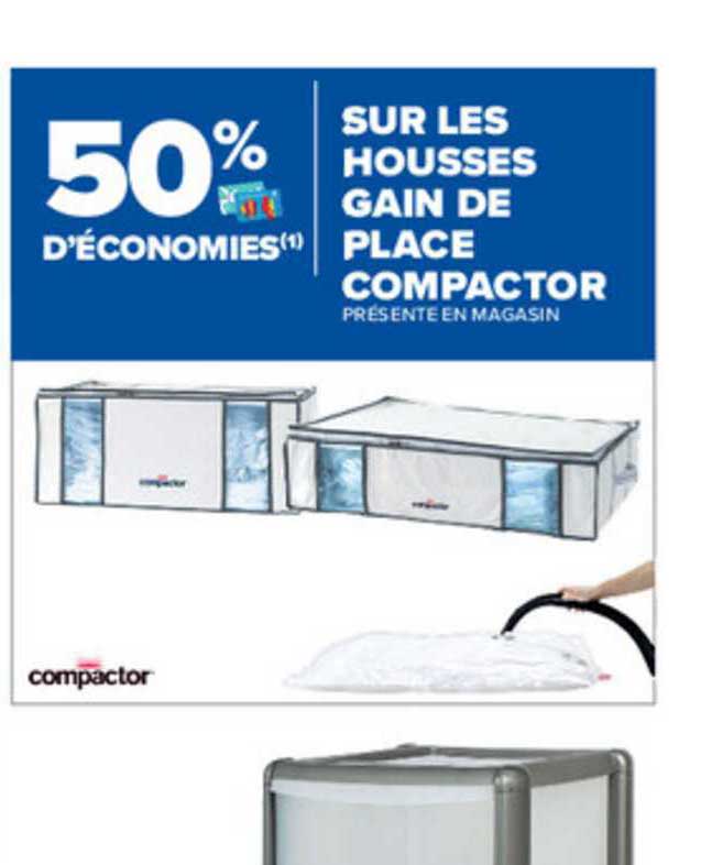 housses gain de place compactor