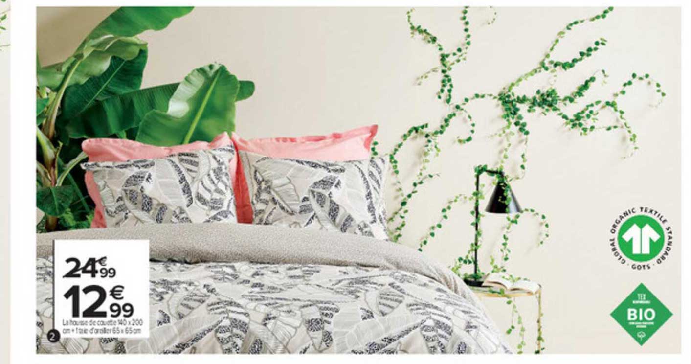 la housse de couette 140 x 200 cm + taie d'oreiller 65 x 65 cm