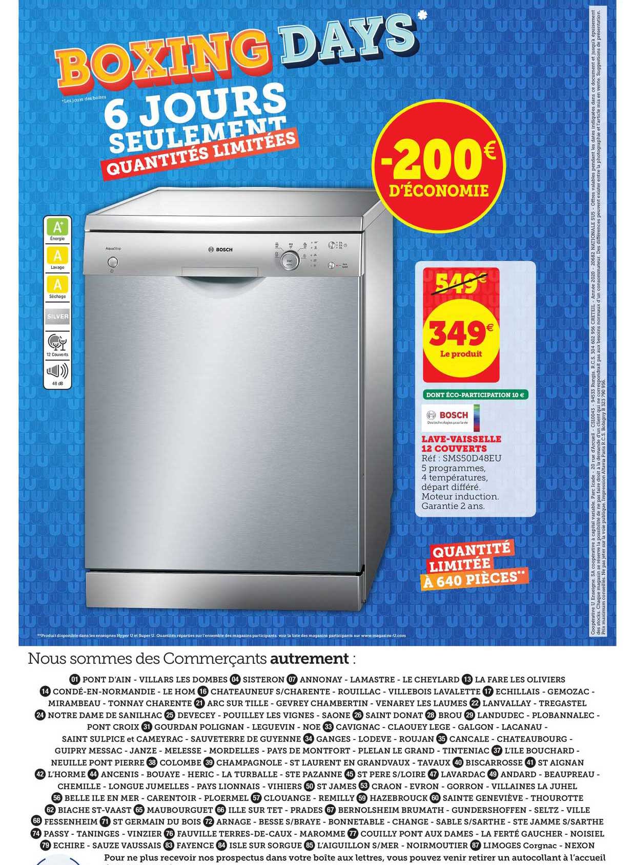 lave-vaisselle 11 couverts  bosch