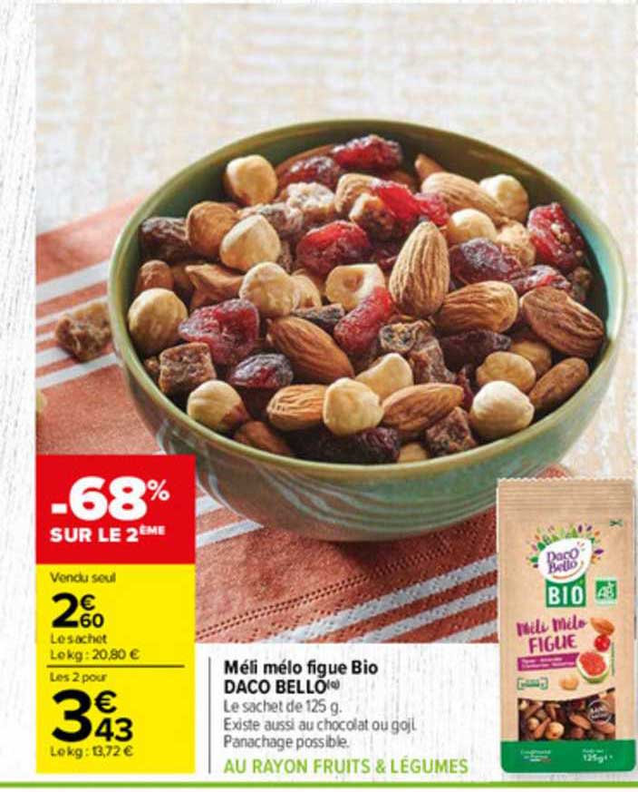 méli mélo figue bio daco bello