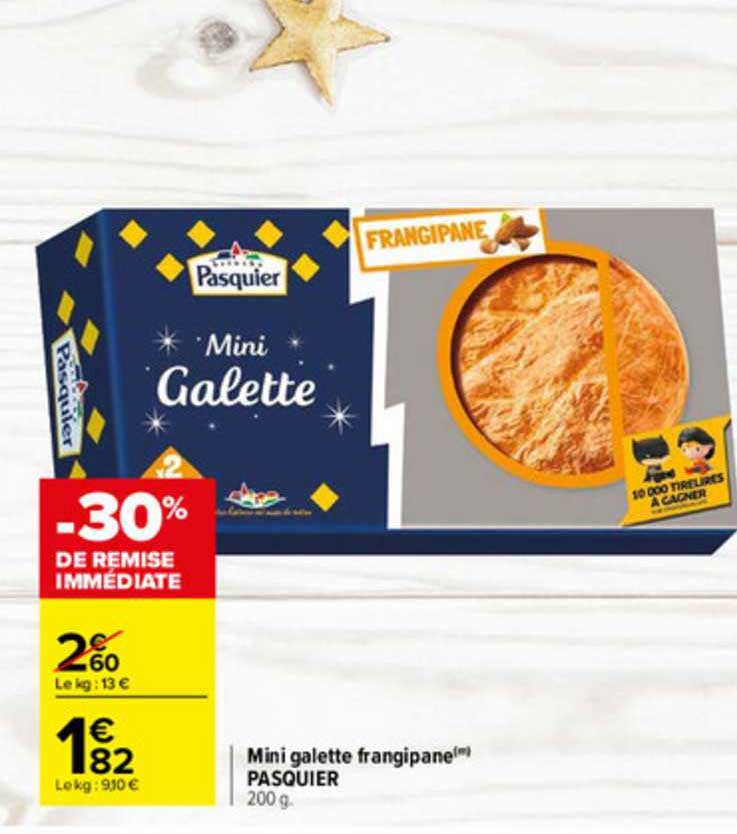 mini galette frangipane pasquier