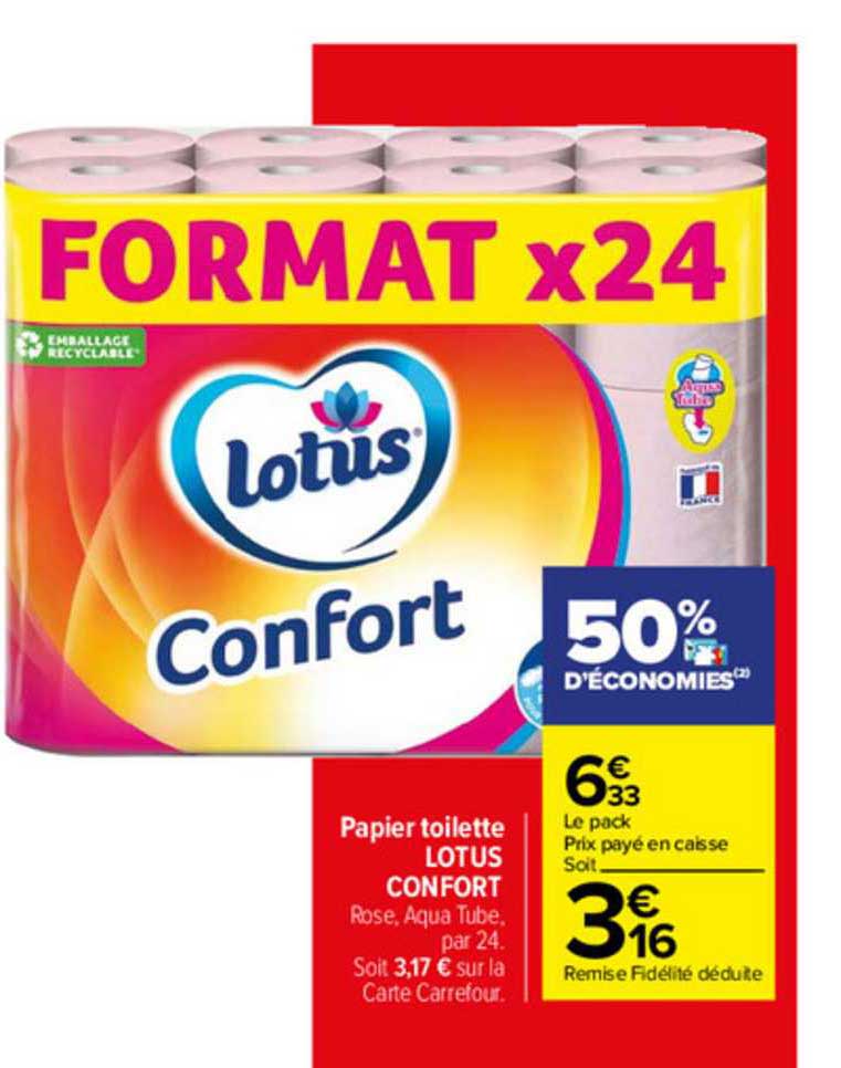 Papier Toilette Lotus Confort