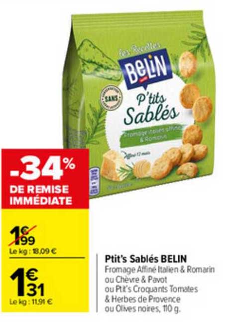 ptit's sablés belin