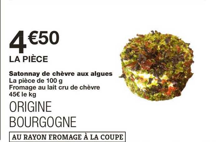 Satonnay De Chèvre Aux Algues