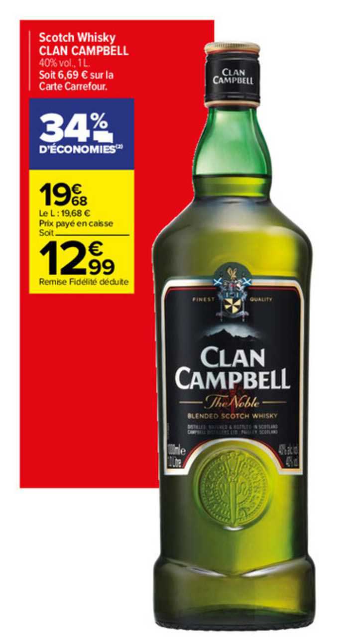 scotch whisky clan campbell