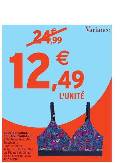 soutien-gorge positive variance