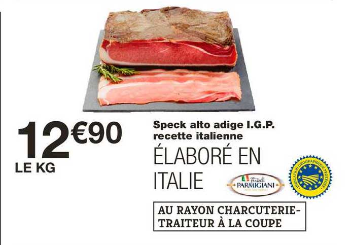 speck alto adige i.g.p. recette italienne