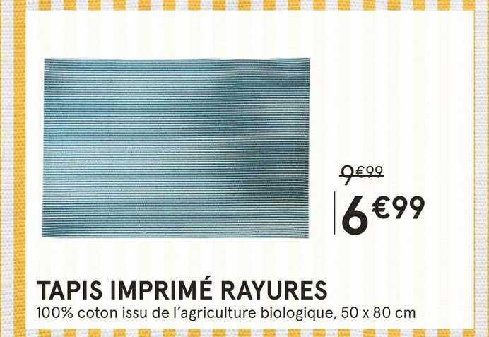 tapis imprimé rayures