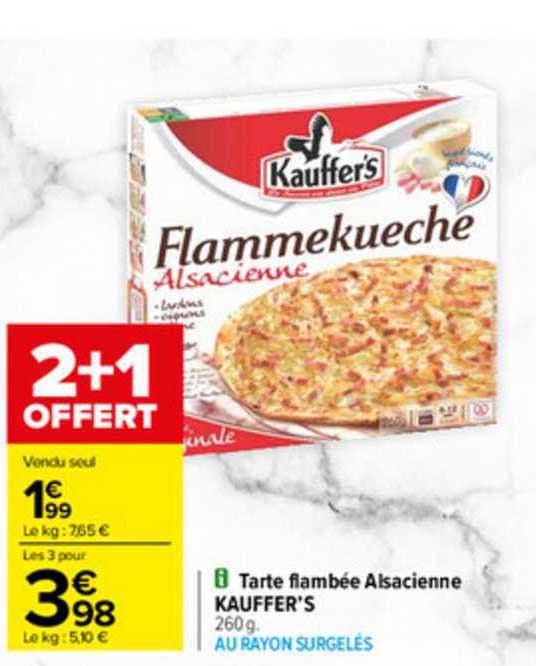 Tarte Flambée Alsacienne Kauffer's