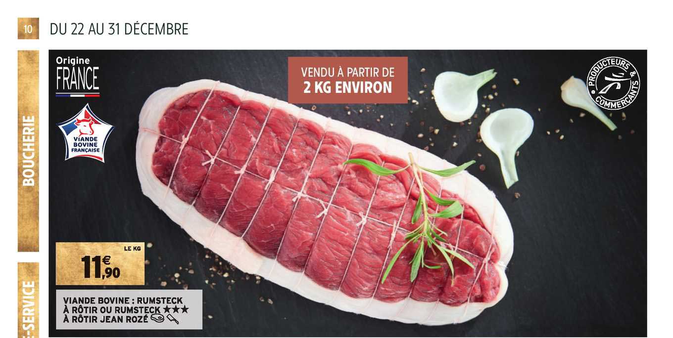 viande bovine : rusmteck à rôtir ou rumsteck à rôtir jean rozé
