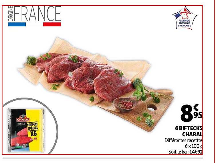 6 Biftecks Charal