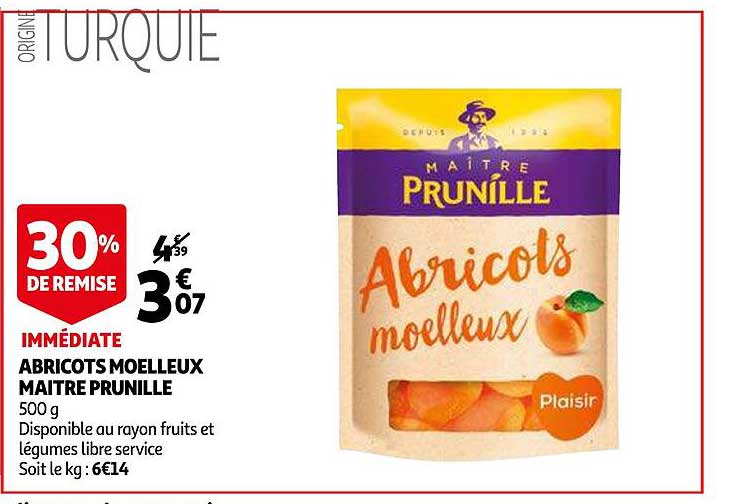 abricots moelleux maître prunille