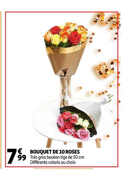 Bouquet De 10 Roses